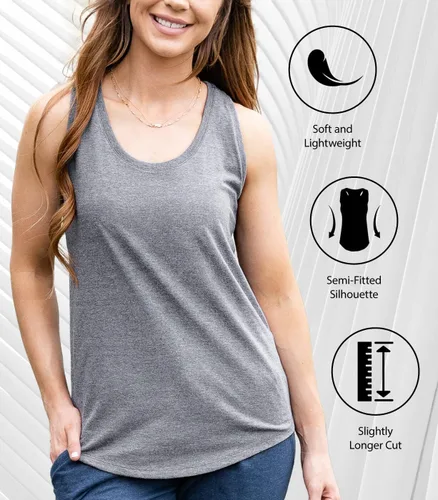 Miniatura 5 de Case IH Logo - Camiseta sin mangas con espalda cruzada para mujer