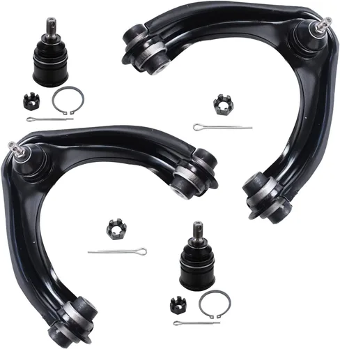 Miniatura 180 de Detroit Axle - Brazos de control superiores traseros para Chrysler 300 Dodge Challenger Charger Magnum, reemplazo del conjunto de brazos de control