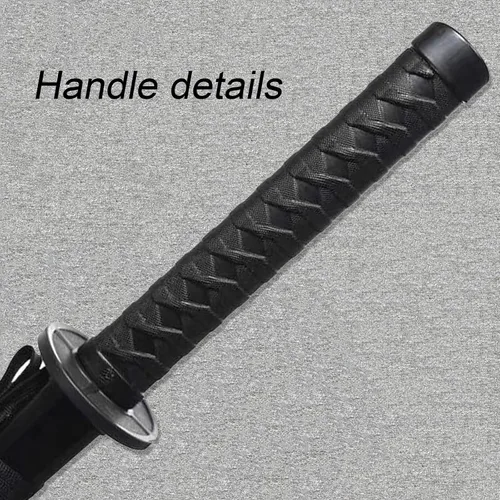 Miniatura 5 de Espada de entrenamiento de polipropileno para artes marciales, espada Katana de práctica con funda, para juegos de rol y actuaciones en escenario
