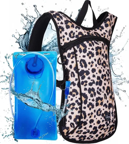 Miniatura 12 de Vibe Festival Gear Mochila de hidratación con bolsa de agua de 2 L para mujeres, hombres, adolescentes y niños, Hydropack Hydro Sports, al aire