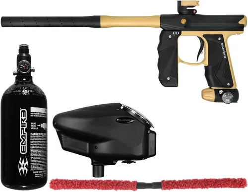 Miniatura 7 de Action Village Empire Mini GS TP Core Kit de pistola de paintball Naranja polvo/Oro polvo