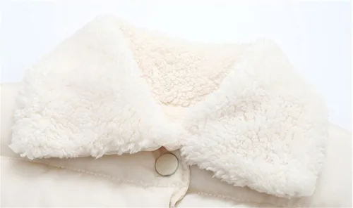 Miniatura 4 de Mud Kingdom Chaleco con cuello de sherpa para niños, con botones a presión, ropa de abrigo de invierno