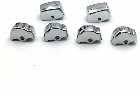 Miniatura 7 de XKH - Cubiertas cromadas para botones de interruptor de control manual para motocicleta, compatibles con Harley Davidson Softail 2011