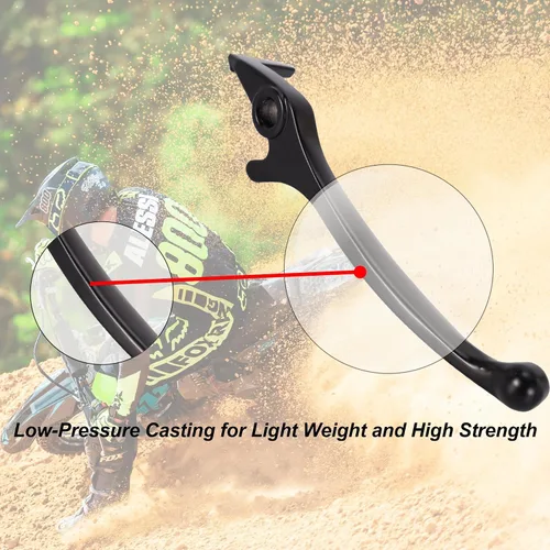 Miniatura 4 de RUTU Manija de palanca de freno de disco para bicicleta de tierra - Manija de freno de motocicleta universal - Compatible con Taotao Peace SunL JCL
