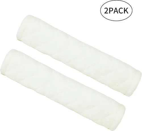 Miniatura 7 de Amooca Funda suave para cinturón de seguridad, 2 cojines para cinturón de seguridad, 2 unidades para una conducción más cómoda, ajuste universal