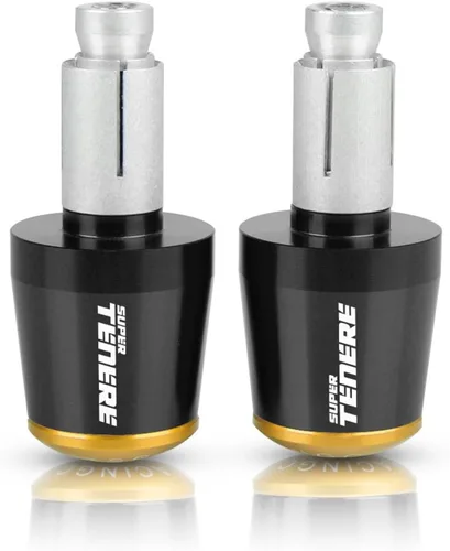 Empuñaduras de manillar de motocicleta de 7/8 pulgadas, 0.866 in, empuñaduras de manillar de motocicleta, tapón de extremo para Yamaha XTZ750 XTZ 11