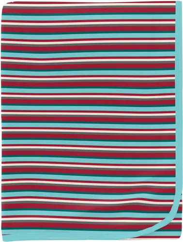 Miniatura 6 de KicKee - Manta para envolver con estampado, suave y sedosa, manta de seguridad, tamaño 40 x 29 pulgadas (gnomos rosa bebé, talla única)