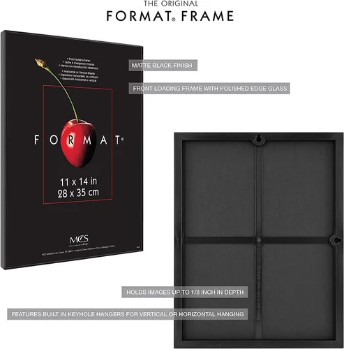 Miniatura 6 de MCS Marco de formato Room Essentials - 8.5x11' (negro)