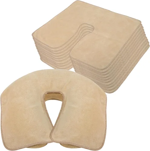 Miniatura 13 de SINLAND Fundas de microfibra para cuna facial, tamaño grande, suave y reutilizable, antiadherente, para reposacabezas de masaje, adecuada