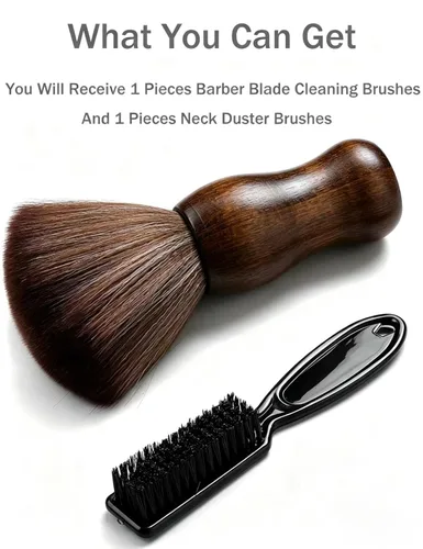 Miniatura 5 de Cepillo para el cuello de peluquero – Borogo 3 piezas profesional de peluquería grande para cortar el cabello, herramienta de peinado