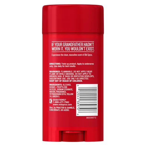 Miniatura 10 de Old Spice Desodorante clásico para hombres, protección contra el sudor y el olor las 24 horas, frescura de larga duración, fragancia limpia