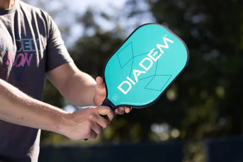 Miniatura 3 de Diadem Riptide - Paleta de pickleball Núcleo de panal de abeja, cara de fibra de vidrio Protector de bordes ultra elegante, fácil de balancear