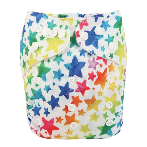 Miniatura 35 de Pañal de bolsillo para bebé, reutilizable, lavable, 8 libras a 36 libras (flecha)