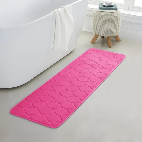 Miniatura 46 de Yafa Home Fashion 1 alfombra de baño de 17 x 24 pulgadas, espuma viscoelástica, absorbente de agua y antideslizante, color negro