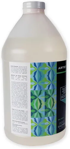 Miniatura 5 de Counter Culture DIY Clear Artist Resina, kit de 1 galón, suministros de epoxi para manchas metálicas, acrílico, 100% sólidos, fácil capa, sin