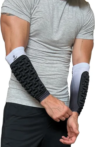 Sedroc Protectores de brazo acolchados para antebrazos con almohadillas finas