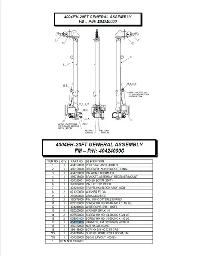 Miniatura 2 de Auto Crane Arneses, FM, 3203EH, 4004EH