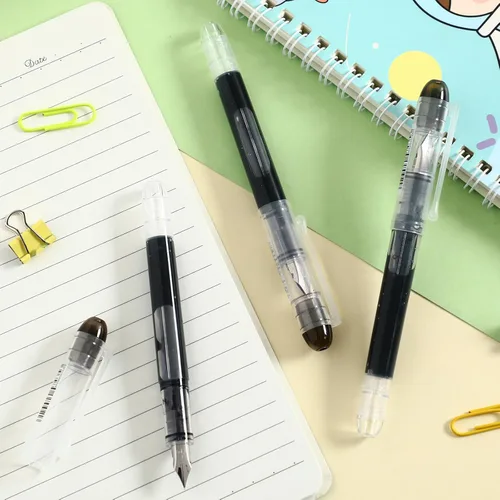 Miniatura 7 de Crtiin 36 bolígrafos estilográficos desechables a granel, bolígrafos de caligrafía de secado rápido, punta fina, regreso a clases para escritura