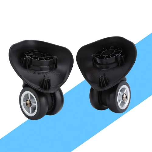 Miniatura 4 de Rueda de maleta, ruedas de equipaje de viaje para kits de equipaje, ruedas de repuesto para maleta, ruedas de repuesto, soporte doble, flexible