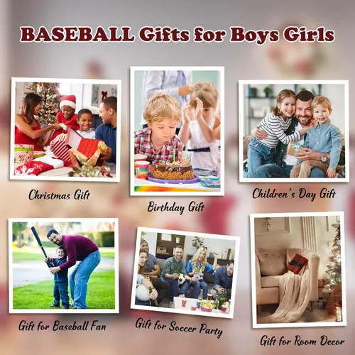 Miniatura 4 de Manta de béisbol suave, regalos para niños de 8 a 12 años, cosas para amantes del béisbol, manta de forro polar única para niños pequeños