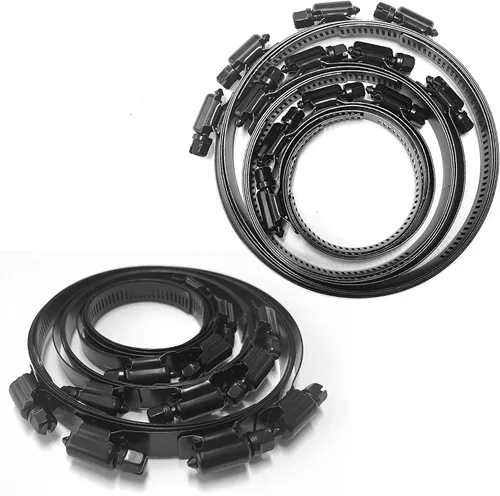 Miniatura 4 de ISPINNER Abrazadera de manguera de engranaje helicoidal ajustable de acero inoxidable de 2 pulgadas de 1.063-2.008 in, abrazadera de línea