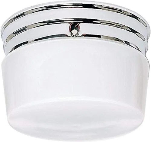 Miniatura 6 de NUVO SF77/102 Dos luces empotradas de montaje, cromo pulido/cristal blanco