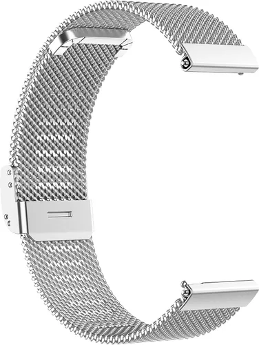Miniatura 6 de Correa de malla metálica de acero inoxidable compatible con Amzhero IDW13/IDW16/IDW19/Runfit-2 correas de reloj para mujeres y hombres, correa
