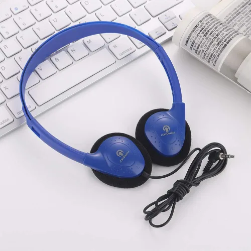 Miniatura 3 de CN-Outlet Auriculares para niños para el aula a granel multicolor, paquete de 5, auriculares al por mayor para niños, perfectos para escuelas