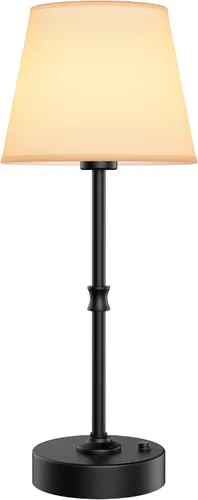 Miniatura 11 de EppieBasic Lámpara de mesa inalámbrica recargable: carga rápida y larga duración, luz cálida de 2700 K, pequeñas lámparas doradas vintage, comedor