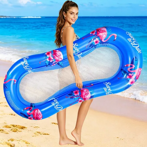 Miniatura 4 de ZHUYNXIR Flotador de piscina para adultos, hamaca flotante, balsas inflables, sofá de aire para piscina, cama flotante, tumbado en él, todo tu Pájaro