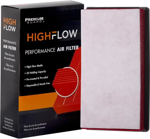 HIGHFLOW de alto rendimiento, filtro de aire de motor pre-aceitado desechable PA99430X | Compatible con Volkswagen Atlas Cross Sport 2020-2025,