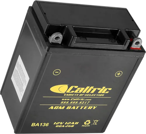 Miniatura 6 de Caltric Yb12Al-A2 Batería Agm compatible con Kawasaki Ninja Zx-7 Zx7 Zx750-H Zx750H 1990