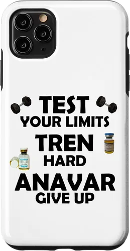 Miniatura 11 de iPhone 15 Funny Test Limits Tren Hard Never Give Up Gym Bodybuilding Case
