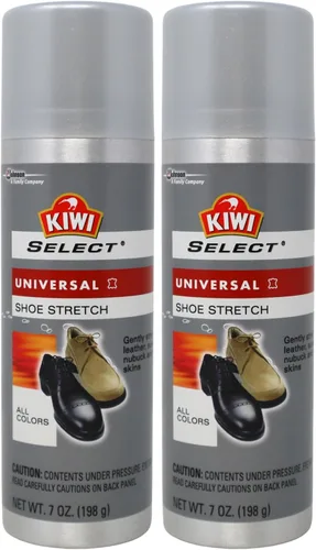 KIWI Select Universal Stretch Spray para pieles de cuero, gamuza, Nu-buck y reptiles, zapatos y guantes, todos los colores, 7 onzas (paquete de 2)