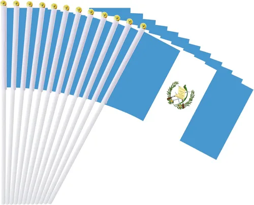 Miniatura 26 de Bandera de México, bandera mexicana, pequeñas mini banderas de mano de México en palo, ideal para fiestas, desfiles, eventos deportivos