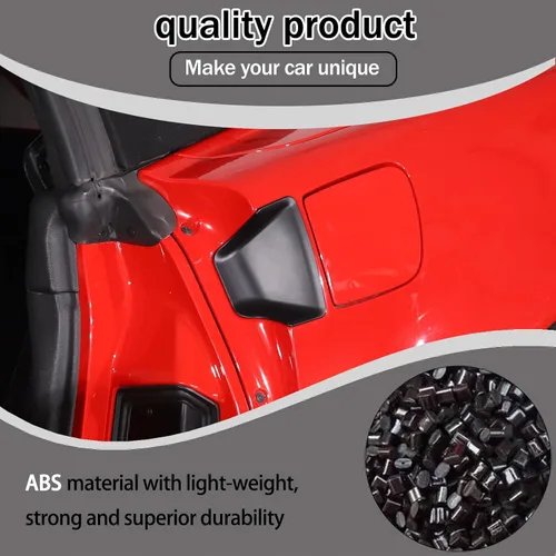 Miniatura 3 de Lcojicep Cubierta decorativa de ABS para manija de puerta, compatible con Corvette C6 2005-2013, cubierta de cuenco para manija de puerta exterior