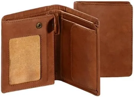 Miniatura 2 de Visconti VCN-16 Tri Fold - Billetera grande con tarjetero para identificación o pasaporte, color marrón italiano