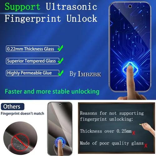 Miniatura 5 de IMBZBK [Eliminación automática de polvo] Paquete de 3 protectores de pantalla de privacidad para Google Pixel 10 Pro