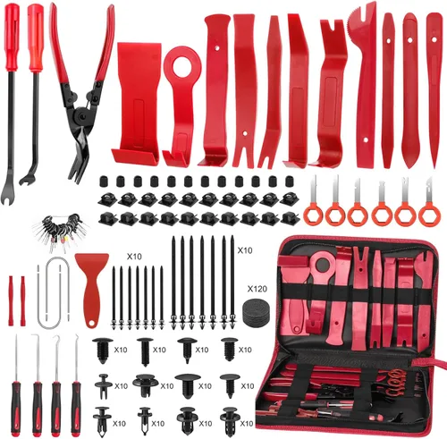Miniatura 8 de JNLK - Juego de 352 piezas con herramientas para quitar molduras, herramienta de palanca, kit de herramientas para quitar paneles de puerta