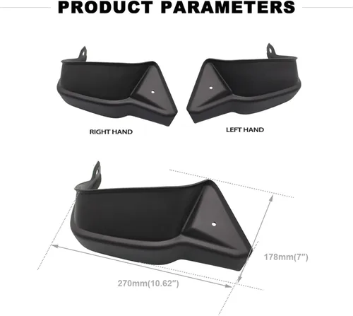 Miniatura 2 de Paramanos para Kawasaki para Versys X 300 X300 motocicleta resistente al viento, protector de manillar protector de manillar 2017-2022 2021 2020 2019