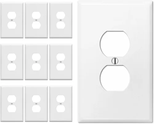 Miniatura 17 de Placa grande para interruptor de 1 banda, cubierta para caja eléctrica no utilizada, placa de pared en blanco de gran tamaño, placa de pared