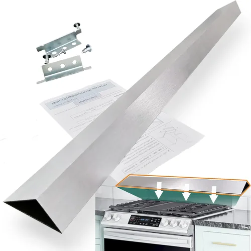 Miniatura 9 de Kit de moldura de relleno trasero para estufa o cocina deslizante de 30", tira de llenado universal para el espacio entre la estufa deslizante
