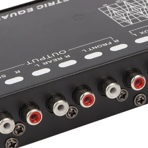 Miniatura 7 de Fydun Ecualizadores de amplificador de coche,Ecualizador gráfico de audio para coche,Ecualizador de audio de coche ajustable 5 bandas sintonización