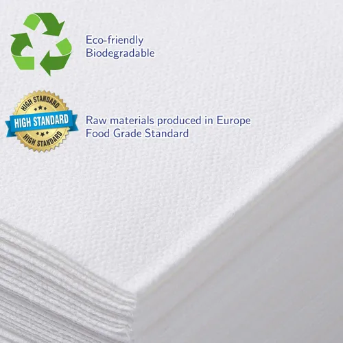Miniatura 9 de MORGIANA 50 servilletas desechables, servilletas desechables de tacto de lino, servilletas blancas, servilletas de papel Airlaid, toallas
