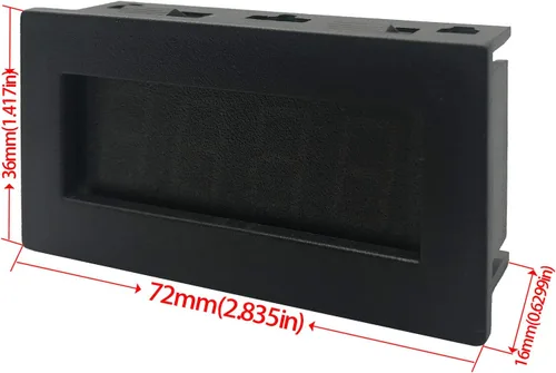 Miniatura 4 de DIGITEN 4 tacómetro digital led RPM, con velocímetro y sensor apagador de proximidad NPN, color verde