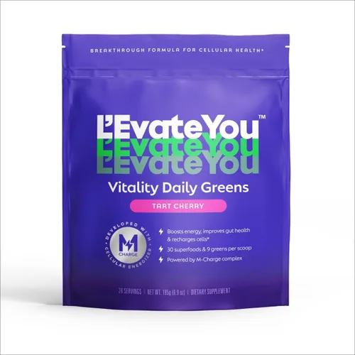 Miniatura 8 de L'Evate You Vitality Daily Greens - Polvo (28 porciones), 30 superalimentos, 9 verdes, para un impulso de energía celular, alimentado por