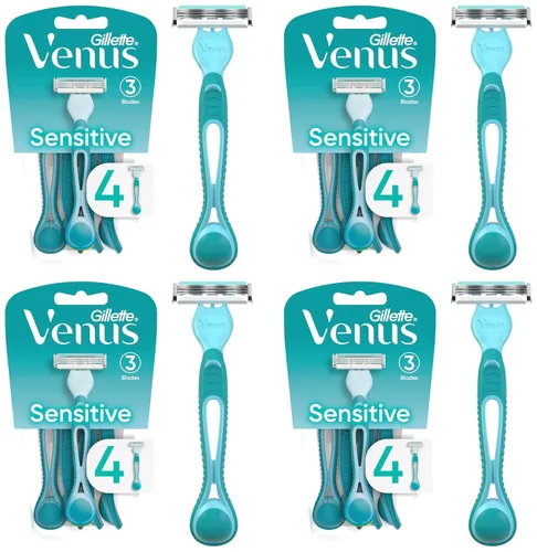 Miniatura 9 de Gillette Venus Simply 3 rasuradoras desechables para mujeres sensibles 16 rasuradoras individuales (paquete de 4)