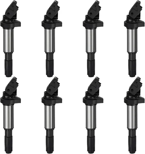 Miniatura 40 de BDFHYK Paquete de bobinas de encendido UF529 y bujías de iridio 4644 compatibles con Audi A3 A4 Allroad Quattro A5 Quattro Q5 TT Quattro Volkswagen