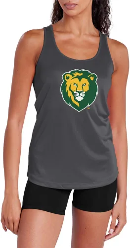 Miniatura 285 de Camiseta deportiva sin mangas oficial de NCAA Collegiate para mujer, con espalda cruzada, colección con logotipo primario