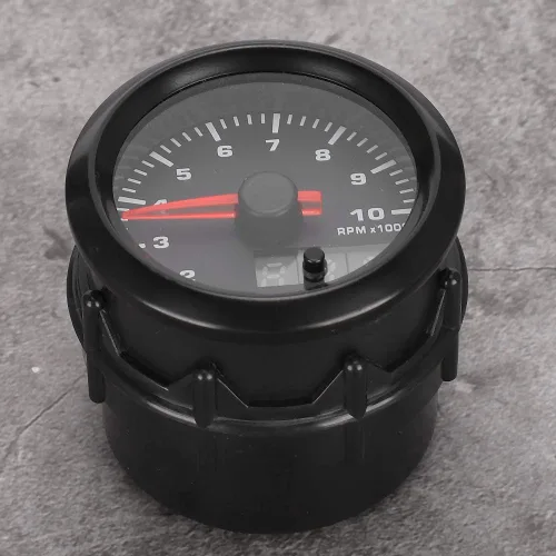 Miniatura 9 de Tacómetro electrónico para automóvil, 2.047 in/2 pulgadas, 7 colores, velocímetro LED, tacómetro de modificación de coche, apto para vehículos de 12